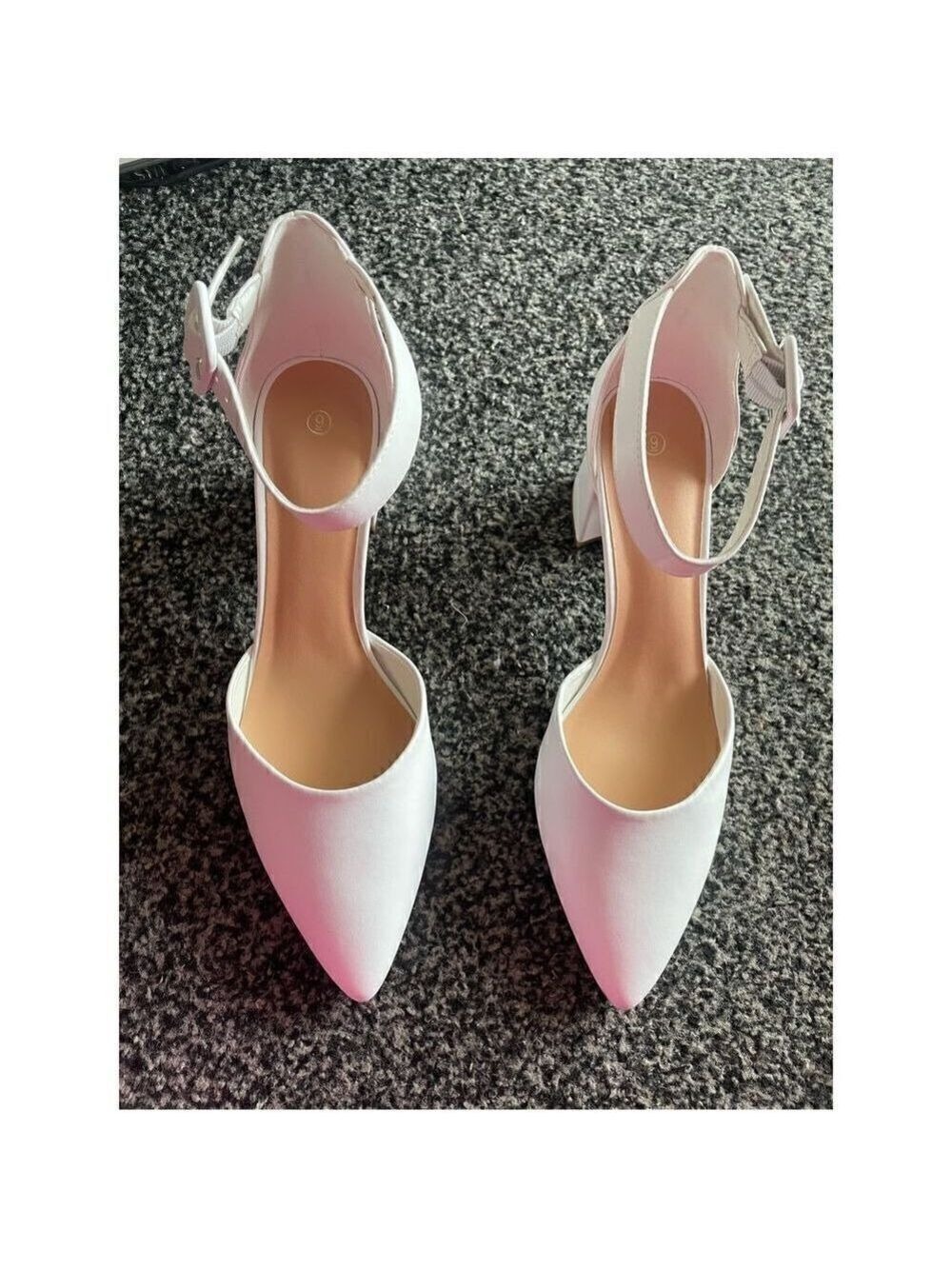 Women's Peep Toe Ankle Strap Sandals Size 9